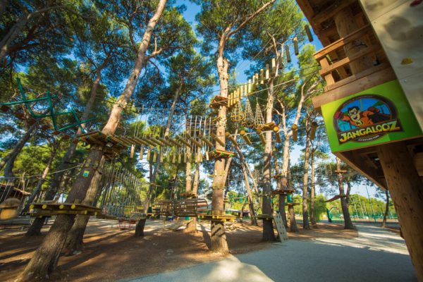 Jangalooz adventure park in Umag